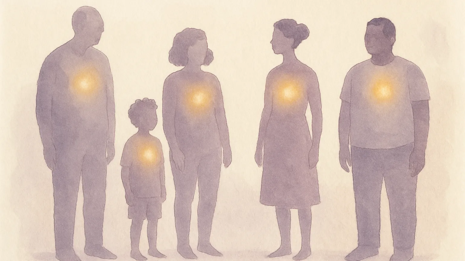 Des profils variés, un même élan — illustration aquarelle